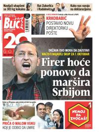 Blic - broj 7036, 14. sep 2016.