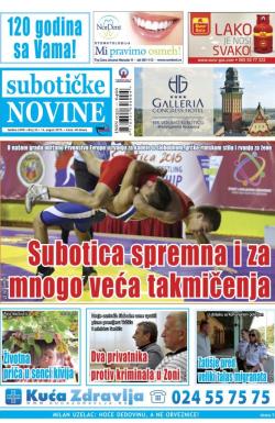 Nove Subotičke novine - broj 33, 14. avg 2015.