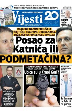 Vijesti - broj 7114, 29. jan 2018.