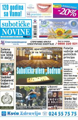 Nove Subotičke novine - broj 31, 2. avg 2013.