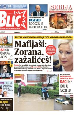 Blic - broj 6196, 15. maj 2014.