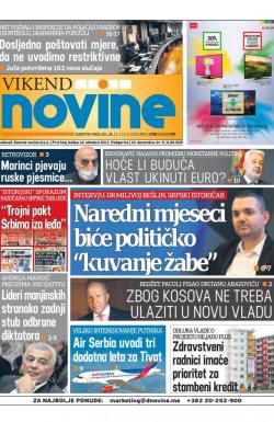 Dnevne novine - broj 2783, 12. sep 2020.