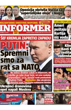 Informer - broj 3433, 31. jul 2023.