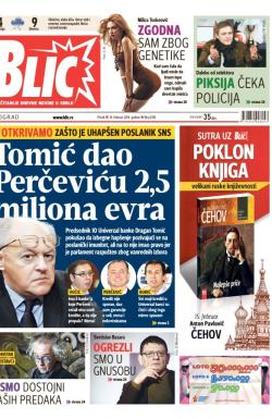 Blic - broj 6110, 14. feb 2014.