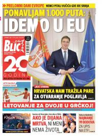 Blic - broj 6965, 5. jul 2016.