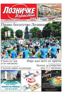 Lozničke novosti - broj 846, 31. maj 2024.