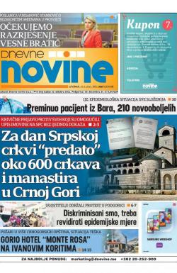 Dnevne novine - broj 3067, 10. avg 2021.