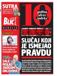 Blic - broj 8109, 15. sep 2019.