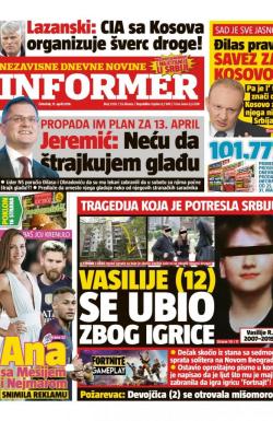 Informer - broj 2120, 11. apr 2019.