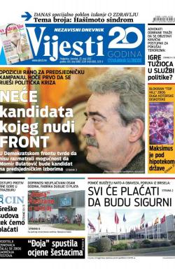 Vijesti - broj 6887, 25. maj 2017.