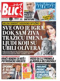 Blic - broj 8190, 5. dec 2019.