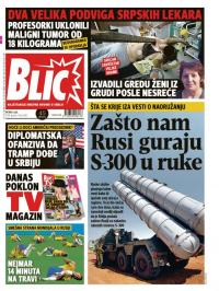 Blic - broj 7682, 6. jul 2018.