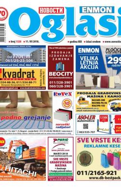 Novosti oglasi - broj 1528, 11. jul 2018.