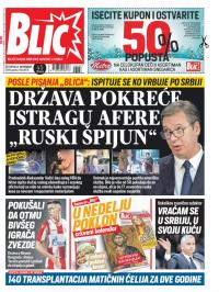 Blic - broj 8176, 21. nov 2019.