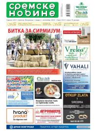 Sremske Novine - broj 3314, 4. sep 2024.