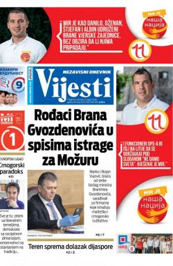 Vijesti - broj 8041, 27. avg 2020.