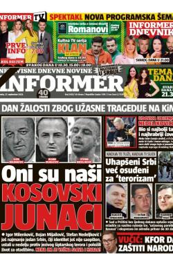 Informer - broj 3483, 27. sep 2023.