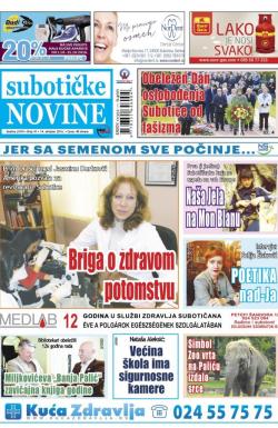 Nove Subotičke novine - broj 41, 14. okt 2016.