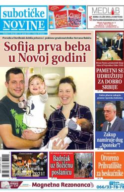 Nove Subotičke novine - broj 200, 15. jan 2021.