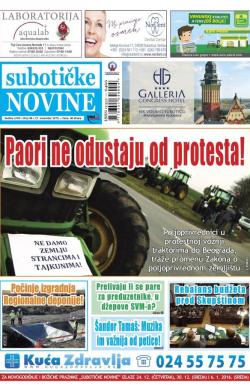 Nove Subotičke novine - broj 48, 27. nov 2015.