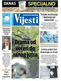 Vijesti - broj 8411, 9. sep 2021.