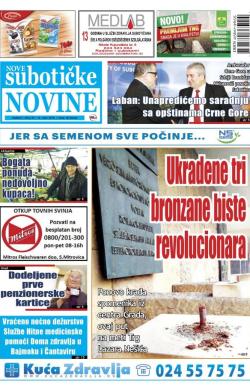 Nove Subotičke novine - broj 62, 16. mar 2018.