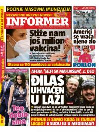 Informer - broj 2650, 9. jan 2021.