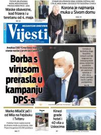 Vijesti - broj 7921, 26. apr 2020.