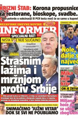 Informer - broj 2859, 12. sep 2021.