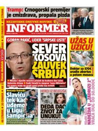 Informer - broj 1921, 16. avg 2018.