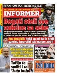 Informer - broj 2629, 11. dec 2020.