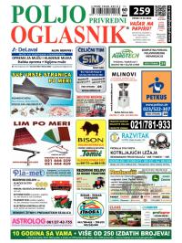 Poljoprivredni Oglasnik - broj 259, 17. jan 2014.