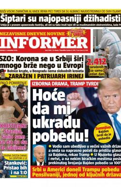 Informer - broj 2598, 5. nov 2020.