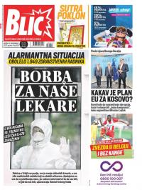 Blic - broj 8531, 25. nov 2020.