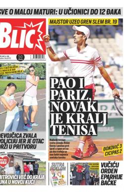 Blic - broj 8725, 14. jun 2021.