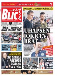 Blic - broj 8127, 3. okt 2019.