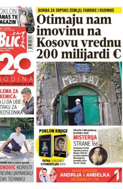 Blic - broj 7059, 7. okt 2016.