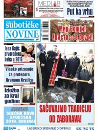 Nove Subotičke novine - broj 97, 4. jan 2019.