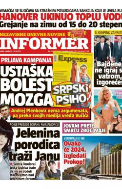 Informer - broj 3127, 30. jul 2022.