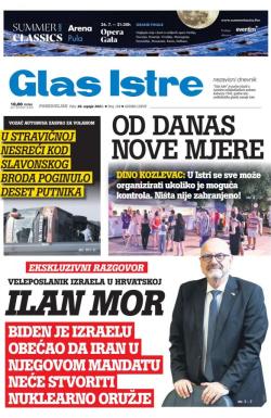 Glas Istre - broj 204, 26. jul 2021.