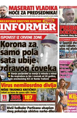 Informer - broj 2505, 20. jul 2020.