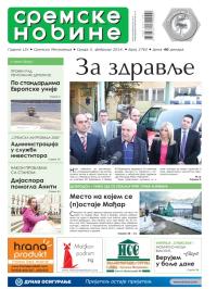 Sremske Novine - broj 2762, 5. feb 2014.