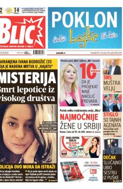 Blic - broj 6410, 15. dec 2014.