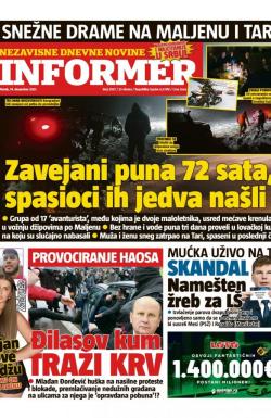 Informer - broj 2937, 14. dec 2021.