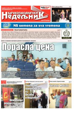 Nedeljne novine, B. Palanka - broj 147, 19. jul 2013.