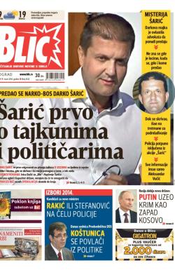 Blic - broj 6142, 19. mar 2014.