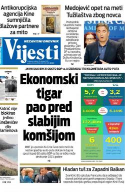 Vijesti - broj 7736, 19. okt 2019.