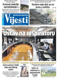 Vijesti - broj 7989, 5. jul 2020.