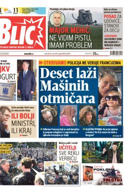 Blic - broj 6499, 18. mar 2015.