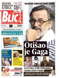 Blic - broj 6852, 12. mar 2016.